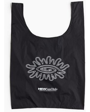 H&M Verstaubarer Shopper - Schwarz