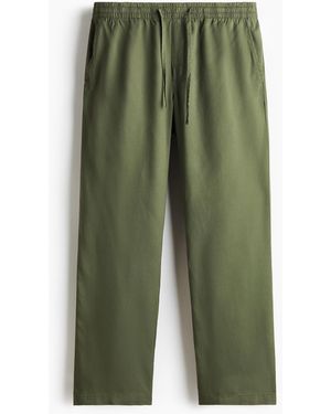 H&M Lyocell Broek - Groen