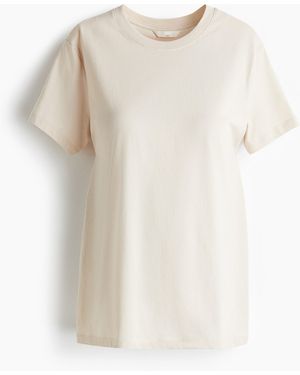 H&M MAMA Baumwoll-T-Shirt - Weiß