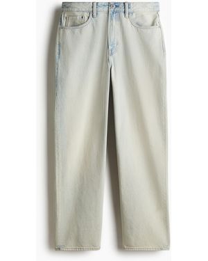H&M Loose Jeans - Weiß