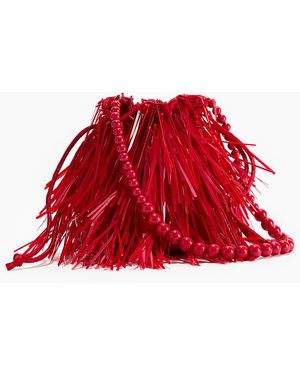H&M Verzierte Bucket Bag - Rot