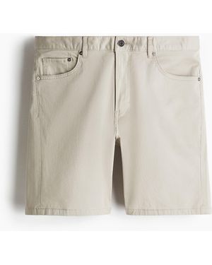 H&M 5-Pocket-Shorts aus Twill in Regular Fit - Weiß