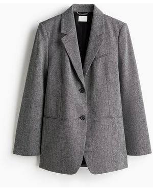 H&M Longblazer - Grau