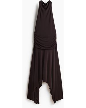 H&M Gedrapeerde Halterjurk - Meerkleurig