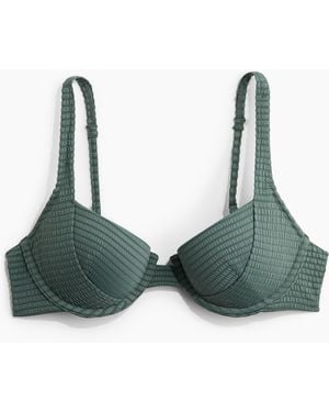 H&M Push-up-Bikinitop - Grün