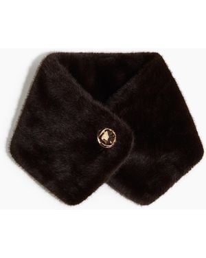 H&M Schal mit Zierknopf - Schwarz