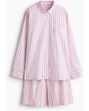 H&M Baumwollpyjama - Pink