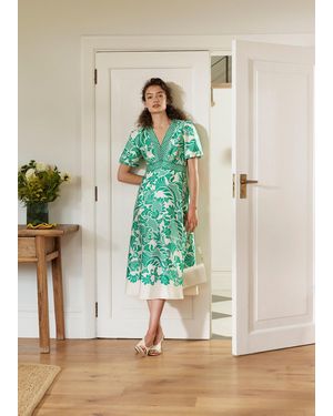 Hobbs Trelissick Dress - Green