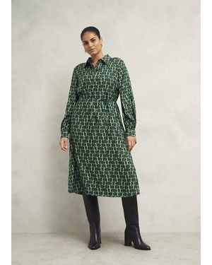 Hobbs Petite Florian Dress - Green