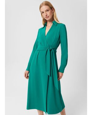 Hobbs Prue Maxi Fit And Flare Dress - Blue