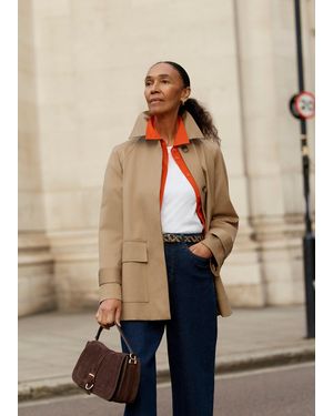 Hobbs Callie Shower Resistant Car Coat - Natural