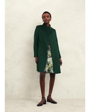 Hobbs Marissa Wool Coat - Green