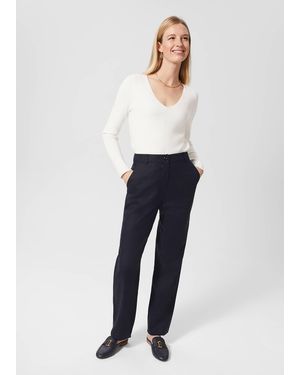 Hobbs Dora Trousers - White