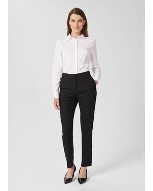 Hobbs Petite Gael Trousers - White