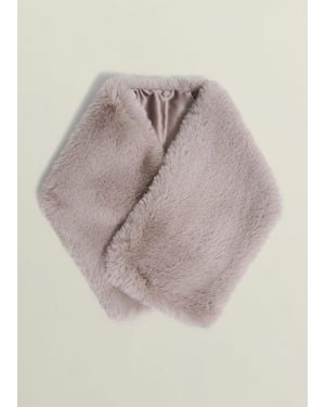 Hobbs Christie Faux Fur Scarf - Pink