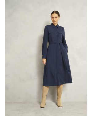 Hobbs Hadley Shirt Dress - Blue