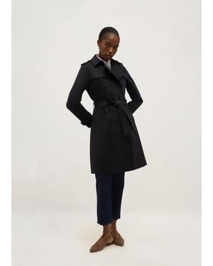 Hobbs Skylar Shower Resistant Trench - Black