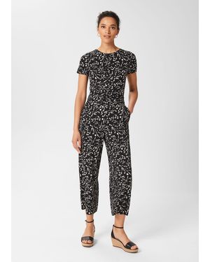 Hobbs Lexi Jersey Jumpsuit - Black