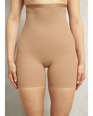 Hobbs Firm Control Hourglass High Waist Thigh Shaper - Natural