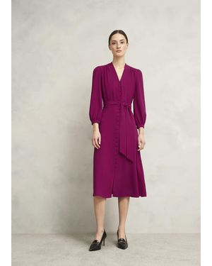 Hobbs Magnolia Dress - Pink