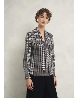Hobbs Somerton Blouse - Grey