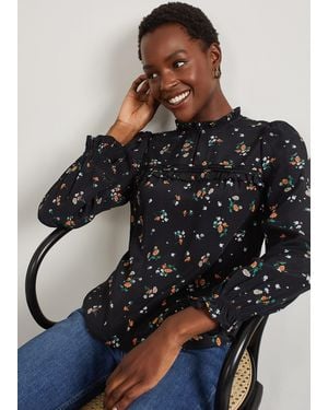 Hobbs Henley Top - Black