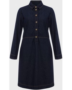 hobbs jenny denim dress Hobbs Jenny Denim Dress in Black