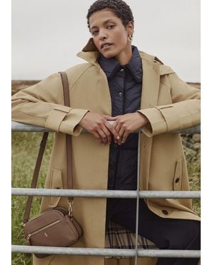 Hobbs Catherine Swing Trench Coat - Natural