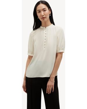 Hobbs Butter Cream Azalea Blouse - White