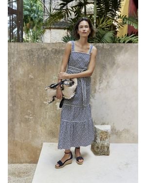 Hobbs Kara Cotton Dress - Green