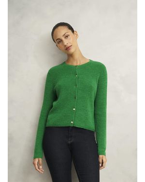 Hobbs Jasmina Cardigan With Alpaca - Green