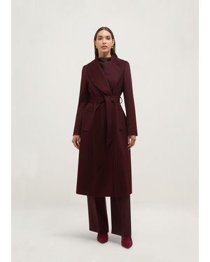 Hobbs Petite Sara Wool Coat - Red