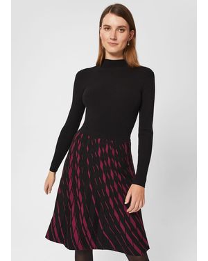 Hobbs Reva Knitted Dress - Black