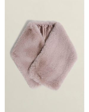 Hobbs Christie Faux Fur Scarf - Pink