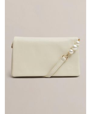 Hobbs Jas Pearl Clutch - Natural