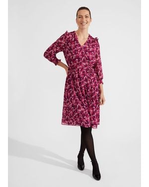 Hobbs Petite Elaina Dress - Red