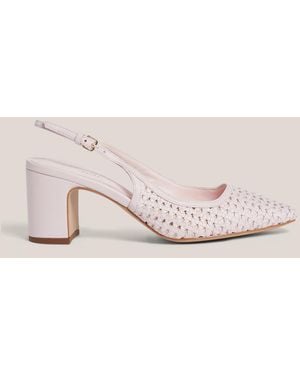 Hobbs Lily Woven Slingbacks - Natural