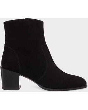 Hobbs Hester Western Ankle Boots - Black