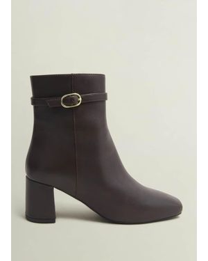 Hobbs Gabriella Leather Ankle Boots - Black