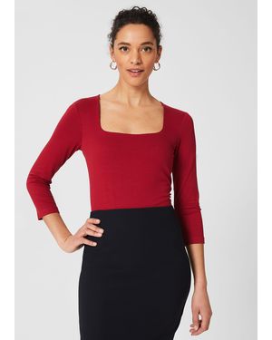 Hobbs Debbie Double Fronted Top - Red