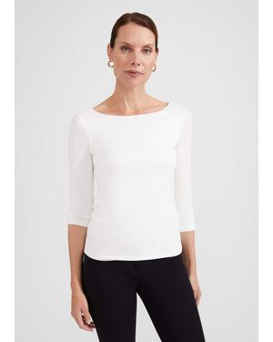 Hobbs Sonya Plain Top - White