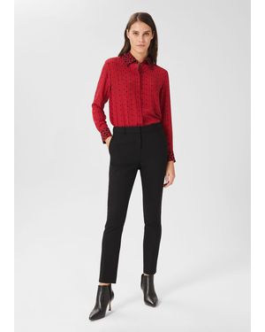 Hobbs Giulia Slim Trousers - Red