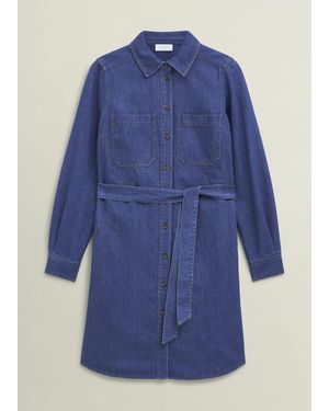hobbs jenny denim dress Jenny Denim Midi Dress