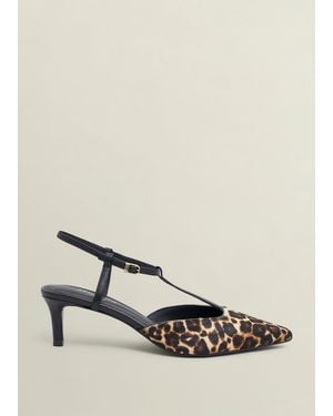 Hobbs Maddison Leopard T Bar Courts - Natural