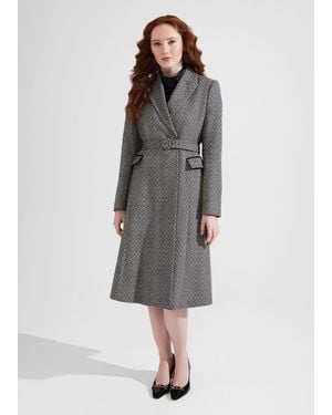 Hobbs Sian Wool Blend Coat - Grey