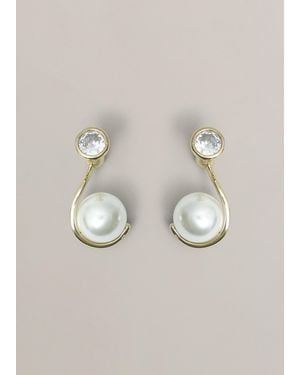 Hobbs Robyn Glass Earrings - Natural
