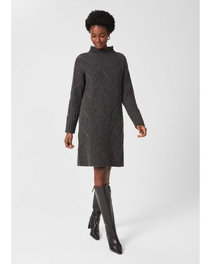 Hobbs Malikah Knitted Dress - Black