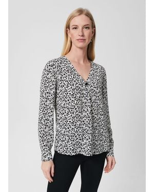 Hobbs Nelle Blouse - Grey
