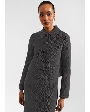 Hobbs Violet Ponte Jacket - Grey