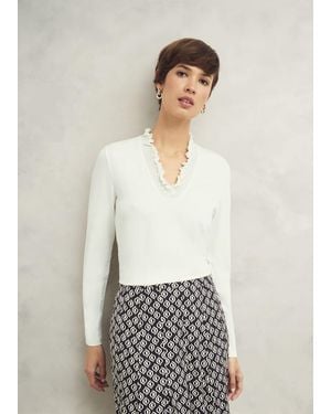 Hobbs Candice Top - White